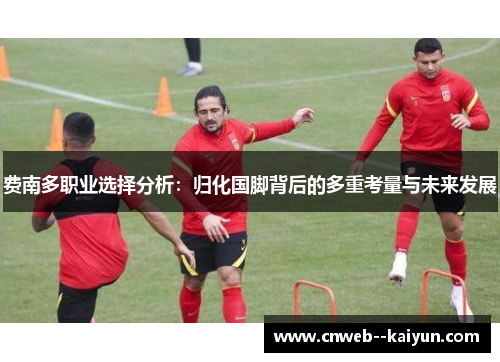 费南多职业选择分析：归化国脚背后的多重考量与未来发展